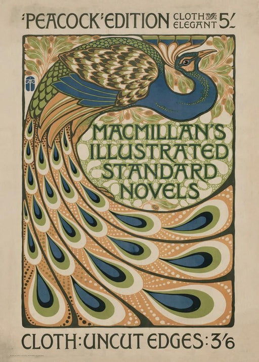 'Macmillan's Illustrated', England, 1896, Albert Angus Turbayne, Reproduction 200gsm A3 Vintage Art Nouveau Poster - World of Art Global Limited