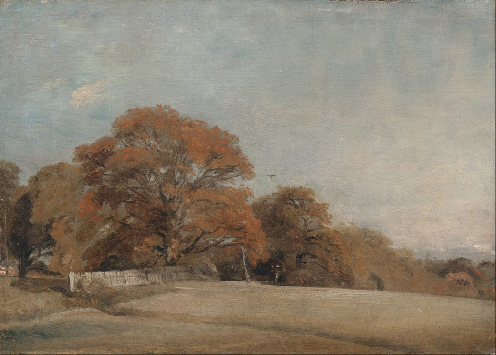John Constable 'An Autumnal Landscape at East Bergholt', 1805-08, 200gsm A3 Classic Art Poster