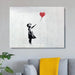 Banksy Balloon Girl - Canvas, Framed. Many Sizes Available - World of Art Global Limited