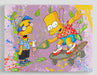 Bart and Millhouse Party - Canvas, Framed. Many Sizes Available - World of Art Global Limited