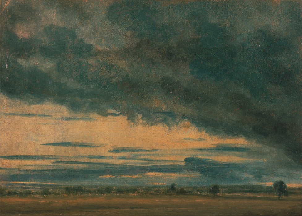 John Constable 'Cloud Study', 1821, 200gsm A3 Classic Art Poster