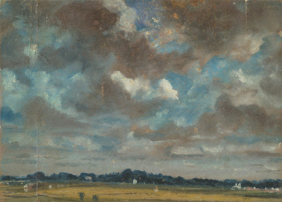 John Constable 'Extensive Landscape with Grey Clouds', 1821, 200gsm A3 Classic Art Poster