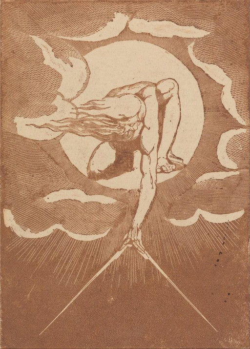'Frontispiece', William Blake, England, 1794, Reproduction 200gsm A3 Vintage Poster - World of Art Global Limited