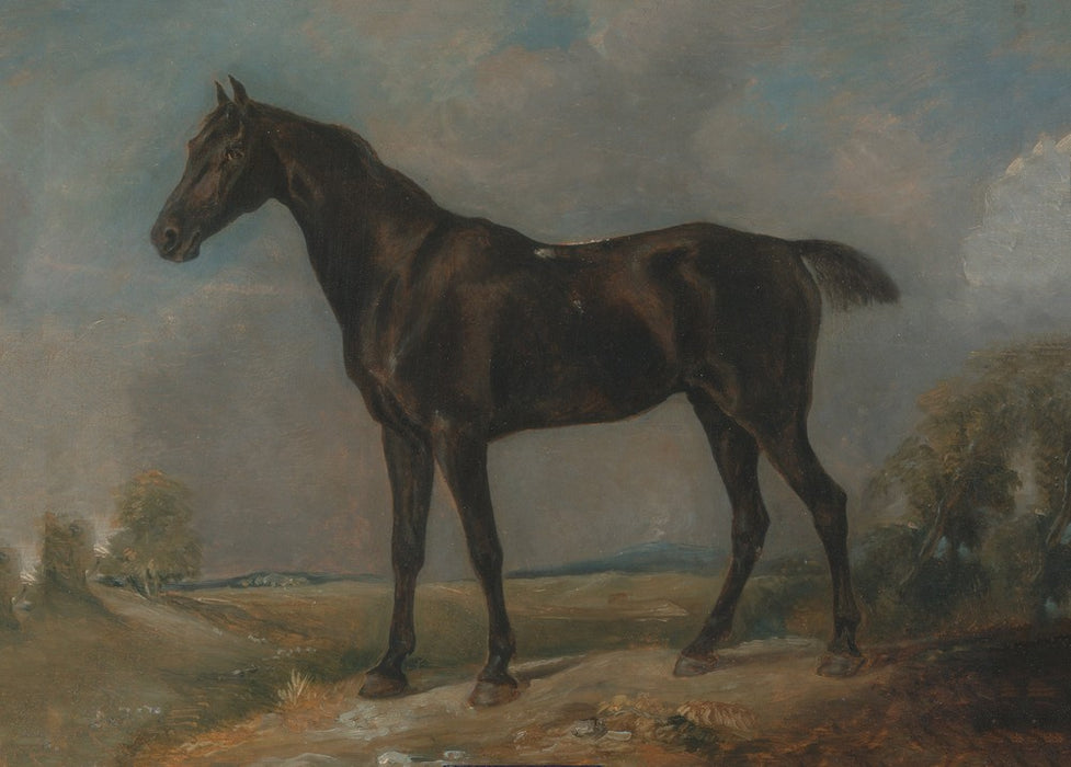 John Constable 'Golding Constable's Black Riding-Horse', 1805-10, 200gsm A3 Classic Art Poster