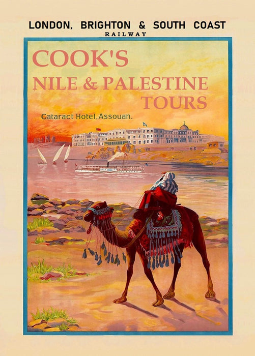 Theophile-Alexandre Steinlen 'Palestine & Nile with Cooks', Swiss-French, Reproduction 200gsm A3 Vintage Art Nouveau Poster