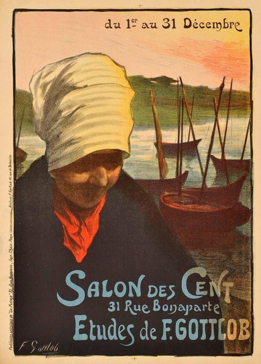 'Salon des Cent 41', 1899, Reproduction 200gsm A3 Vintage Art Nouveau Poster - World of Art Global Limited