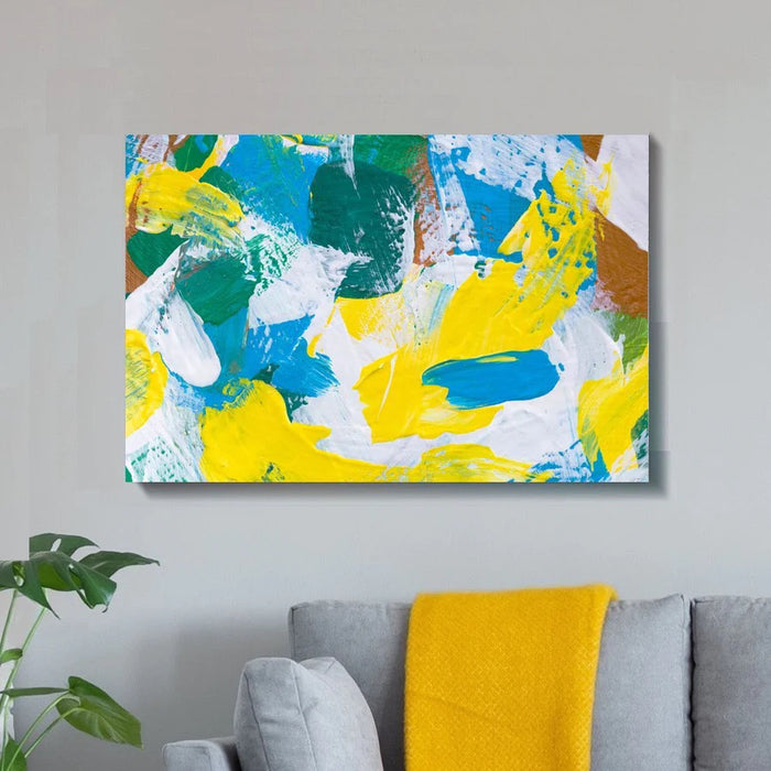 Spring Time Abstract - Canvas, Framed. Many Sizes Available. FREE U.K P&P