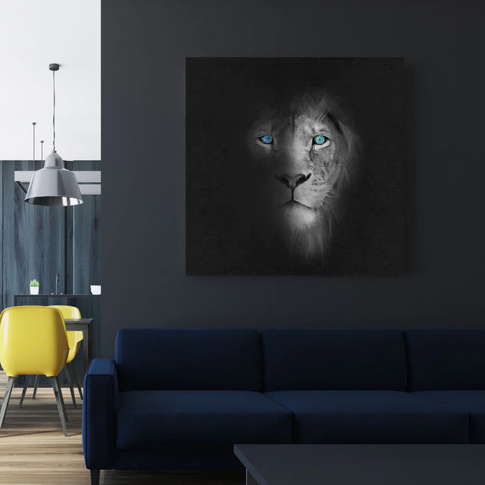 The Lion - Canvas, Framed. Many Sizes Available