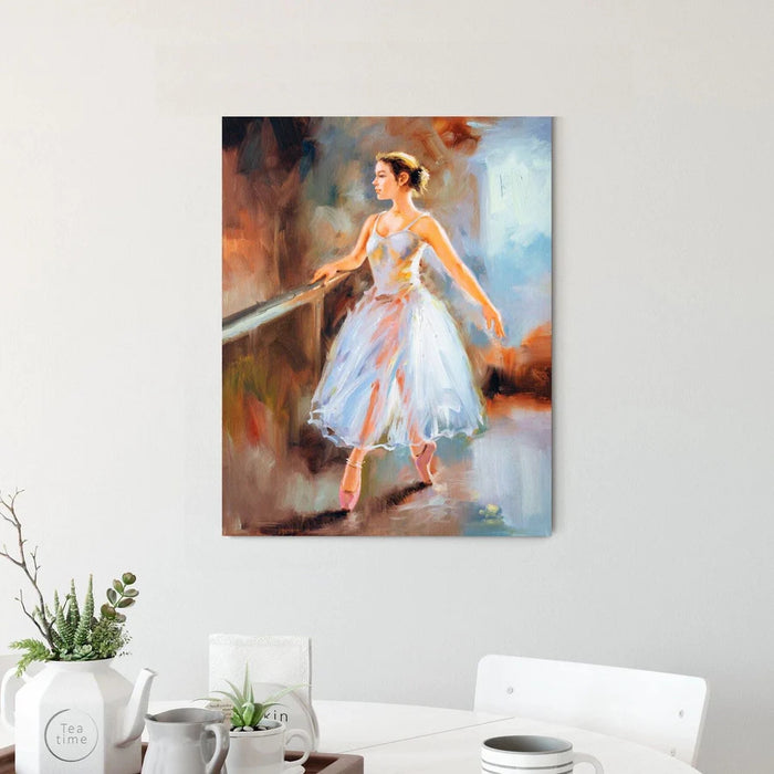 The Little Ballerina - Canvas, Framed. Many Sizes Available. FREE U.K P&P
