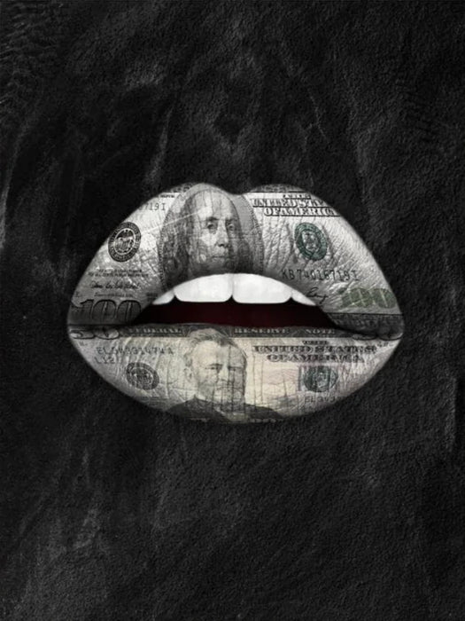 The Money Kiss - Canvas, Framed. Many Sizes Available. FREE U.K P&P