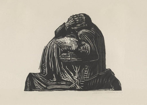 'The Parents', 1921-22, Käthe Kollwitz, Reproduction 200gsm A3 Vintage German Expressionism Poster - World of Art Global Limited