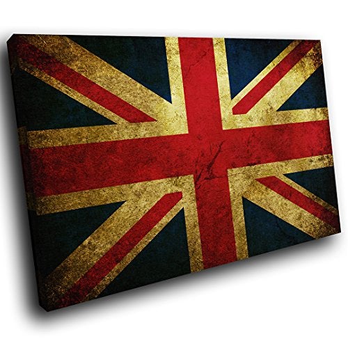 Union Jack - Canvas, Framed. Many Sizes Available. FREE U.K P&P