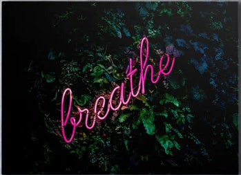 Vibrant Breathe - Canvas, Framed. Many Sizes Available