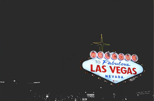 Welcome to Las Vegas - Canvas, Framed. Many Sizes Available