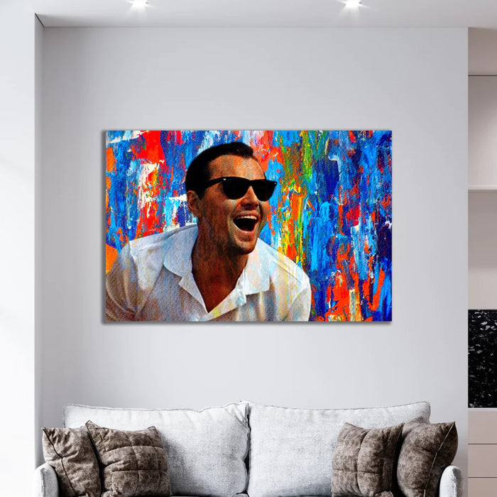 Wolf of Wall Street - Canvas, Framed. Many Sizes Available. FREE U.K P&P