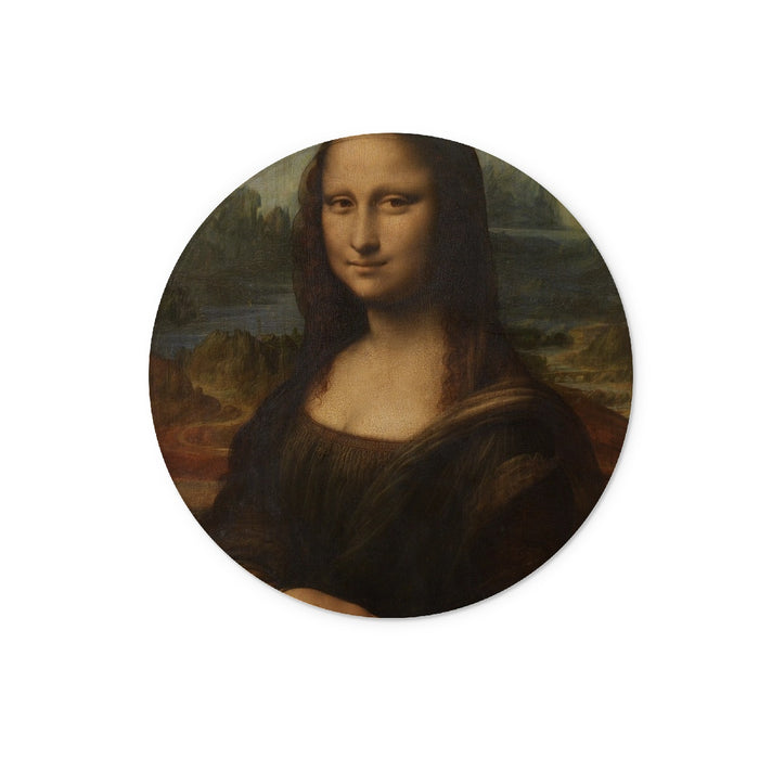 Leonardo da Vinci 'Mona Lisa' Glass Chopping Board