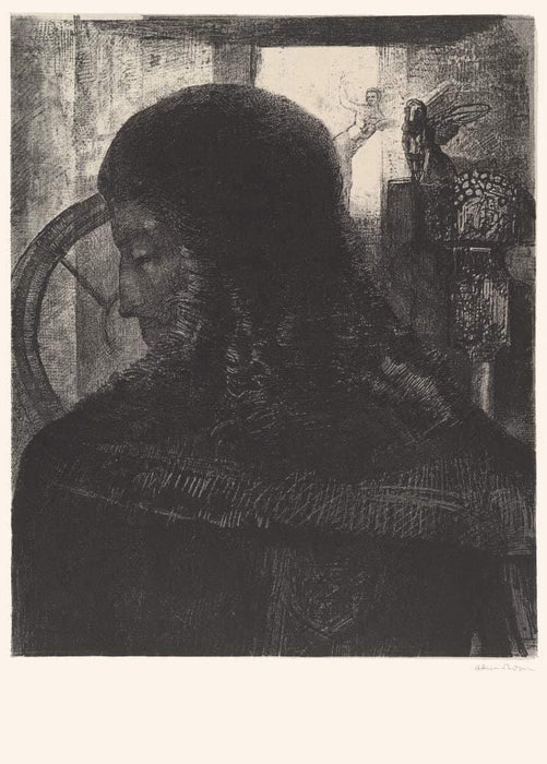 Odilon Redon 'The Old Knight', France, 1896, French Reproduction 200gsm A3 Vintage Classic Art Poster