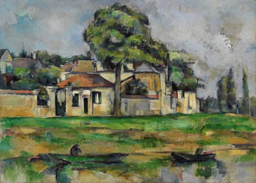 Paul Cezanne 'Banks of The Marne', France, 1888, Reproduction 200gsm A3 Vintage Classic Art Poster