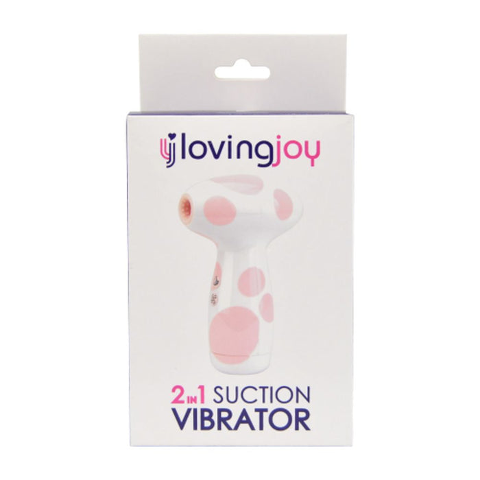 Loving Joy 2 in 1 Suction Vibrator Jumbo Dot